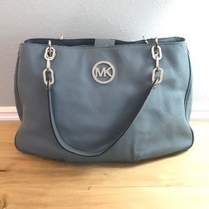 Michael Kors Blue Satchel